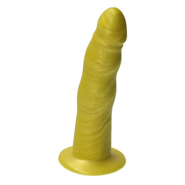 gold yellow realistic tasty Dutch handmade dildo ylva dite anteros