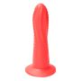 siliconen dildo met ribbels voor hem en haar siliconen dildo met ribbels voor hem en haar