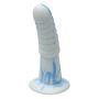 Silikondildo mit Rippen für Sie und Ihn Silikondildo mit Rippen für Sie und Ihn