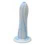 siliconen dildo met ribbels voor hem en haar siliconen dildo met ribbels voor hem en haar