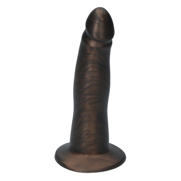 bruine bronze strapon dildo beginner eros ylva dite siliconen