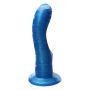 tweekleurige lichtblauwe blauwe zachte unieke prostaat dildo anal handgemaakt siliconen ylva dite nederland