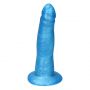 metallic blue dildo beginner ylva dite