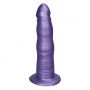  metallic lila realistisch lecker silikon handgefertigt dildo ylva dite anteros