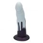  weiß lila realistisch lecker strapon handgemacht dildo ylva dite 18 cm anteros