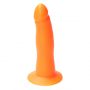  orange dildo strapon eros harness